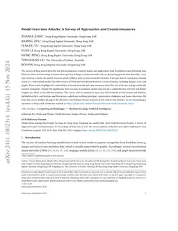 Model Inversion Attacks: A Survey of Approaches and Countermeasures