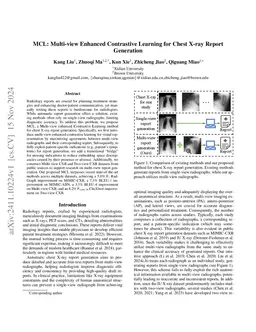 EVOKE: Elevating Chest X-ray Report Generation via Multi-View Contrastive Learning and Patient-Specific Knowledge