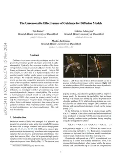 Guiding a diffusion model using sliding windows