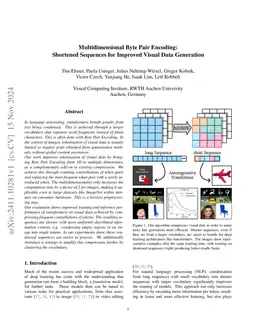 Multidimensional Byte Pair Encoding: Shortened Sequences for Improved
  Visual Data Generation