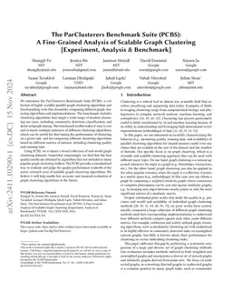 The ParClusterers Benchmark Suite (PCBS): A Fine-Grained Analysis of
  Scalable Graph Clustering