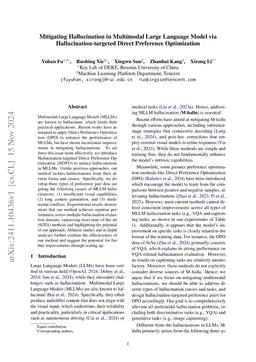 Mitigating Hallucination in Multimodal Large Language Model via
  Hallucination-targeted Direct Preference Optimization