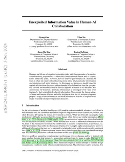 Unexploited Information Value in Human-AI Collaboration