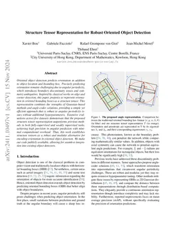 Structure Tensor Representation for Robust Oriented Object Detection