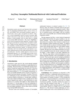 Any2Any: Incomplete Multimodal Retrieval with Conformal Prediction