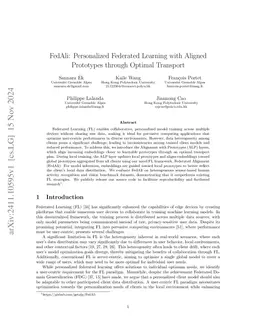 FedAli: Personalized Federated Learning Alignment with Prototype Layers for Generalized Mobile Services