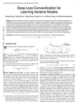 Deep Loss Convexification for Learning Iterative Models
