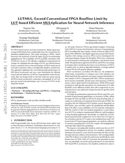 LUTMUL: Exceed Conventional FPGA Roofline Limit by LUT-based Efficient
  Multiplication for Neural Network Inference