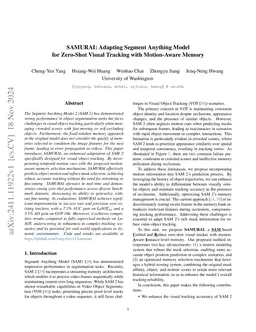 SAMURAI: Adapting Segment Anything Model for Zero-Shot Visual Tracking
  with Motion-Aware Memory