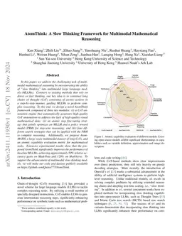 AtomThink: Multimodal Slow Thinking with Atomic Step Reasoning