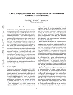 ADV2E: Bridging the Gap Between Analogue Circuit and Discrete Frames in
  the Video-to-Events Simulator
