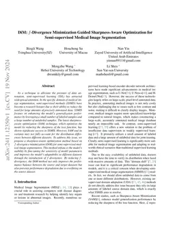 DiM: $f$-Divergence Minimization Guided Sharpness-Aware Optimization for
  Semi-supervised Medical Image Segmentation
