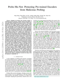 Probe-Me-Not: Protecting Pre-trained Encoders from Malicious Probing