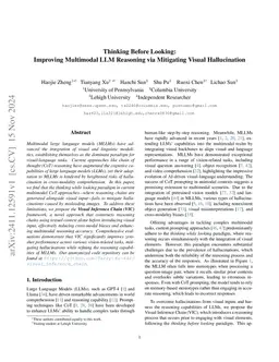 Thinking Before Looking: Improving Multimodal LLM Reasoning via
  Mitigating Visual Hallucination