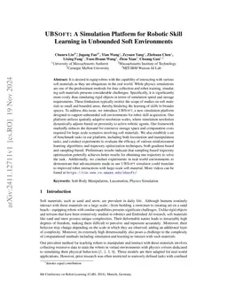 UBSoft: A Simulation Platform for Robotic Skill Learning in Unbounded
  Soft Environments