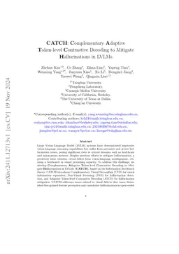 CATCH: Complementary Adaptive Token-level Contrastive Decoding to
  Mitigate Hallucinations in LVLMs