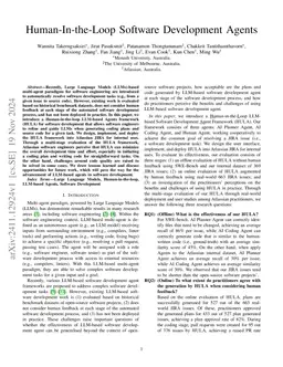 Human-In-the-Loop Software Development Agents