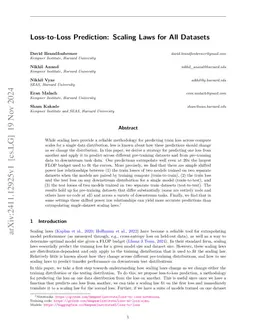 Loss-to-Loss Prediction: Scaling Laws for All Datasets