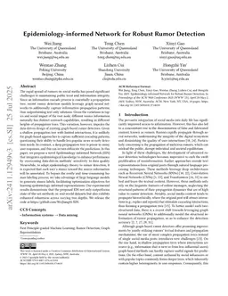Epidemiology-informed Network for Robust Rumor Detection