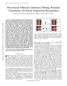 Prior-based Objective Inference Mining Potential Uncertainty for Facial
  Expression Recognition