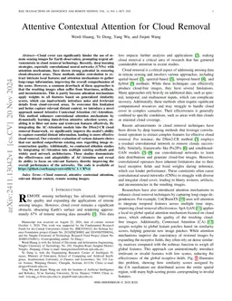 Attentive Contextual Attention for Cloud Removal