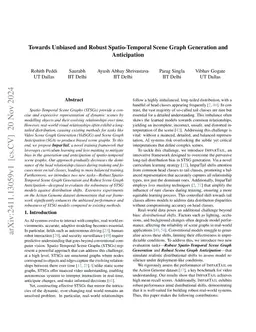 Towards Unbiased and Robust Spatio-Temporal Scene Graph Generation and Anticipation