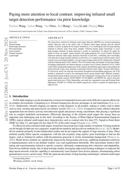 Paying more attention to local contrast: improving infrared small target
  detection performance via prior knowledge