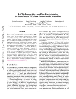 DATTA: Domain-Adversarial Test-Time Adaptation for Cross-Domain
  WiFi-Based Human Activity Recognition
