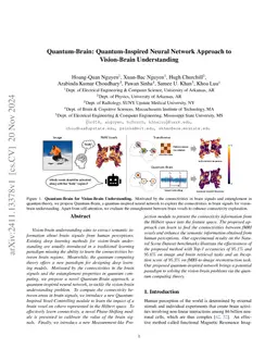Quantum-Brain: Quantum-Inspired Neural Network Approach to Vision-Brain Understanding