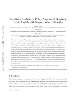 Sensitivity Analysis on Policy-Augmented Graphical Hybrid Models with
  Shapley Value Estimation
