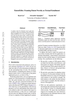 PatentEdits: Framing Patent Novelty as Textual Entailment
