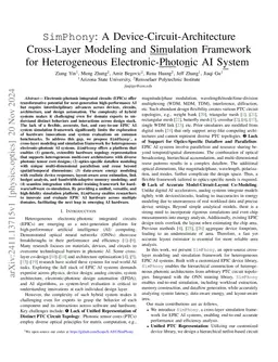SimPhony: A Device-Circuit-Architecture Cross-Layer Modeling and
  Simulation Framework for Heterogeneous Electronic-Photonic AI System