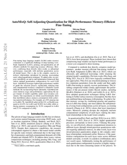 AutoMixQ: Self-Adjusting Quantization for High Performance
  Memory-Efficient Fine-Tuning