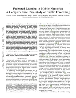 Federated Learning in Mobile Networks: A Comprehensive Case Study on
  Traffic Forecasting