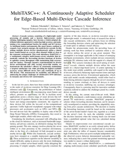 MultiTASC++: A Continuously Adaptive Scheduler for Edge-Based
  Multi-Device Cascade Inference