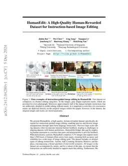 HumanEdit: A High-Quality Human-Rewarded Dataset for Instruction-based Image Editing