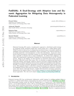 FedDUAL: A Dual-Strategy with Adaptive Loss and Dynamic Aggregation for Mitigating Data Heterogeneity in Federated Learning