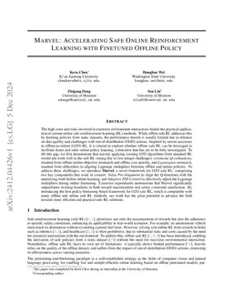 Towards Fast Safe Online Reinforcement Learning via Policy Finetuning