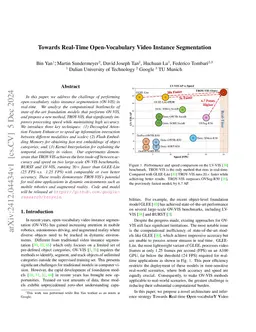Towards Real-Time Open-Vocabulary Video Instance Segmentation