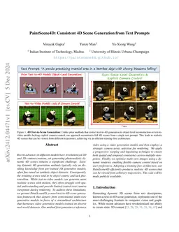 PaintScene4D: Consistent 4D Scene Generation from Text Prompts