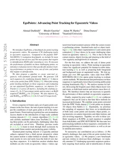 EgoPoints: Advancing Point Tracking for Egocentric Videos