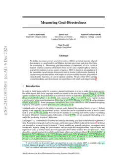 Measuring Goal-Directedness