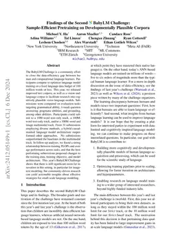 Findings of the Second BabyLM Challenge: Sample-Efficient Pretraining on
  Developmentally Plausible Corpora