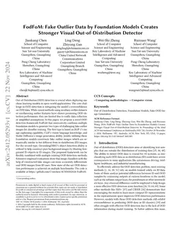 FodFoM: Fake Outlier Data by Foundation Models Creates Stronger Visual
  Out-of-Distribution Detector