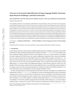 A Survey on Uncertainty Quantification of Large Language Models: Taxonomy, Open Research Challenges, and Future Directions
