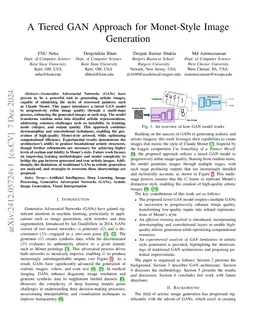A Tiered GAN Approach for Monet-Style Image Generation