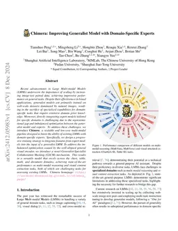 Chimera: Improving Generalist Model with Domain-Specific Experts