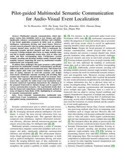 Pilot-guided Multimodal Semantic Communication for Audio-Visual Event
  Localization