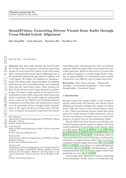 Sound2Vision: Generating Diverse Visuals from Audio through Cross-Modal
  Latent Alignment