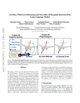 ZeroKey: Point-Level Reasoning and Zero-Shot 3D Keypoint Detection from
  Large Language Models
